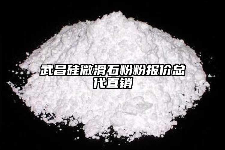 武昌硅微滑石粉粉報價總代直銷