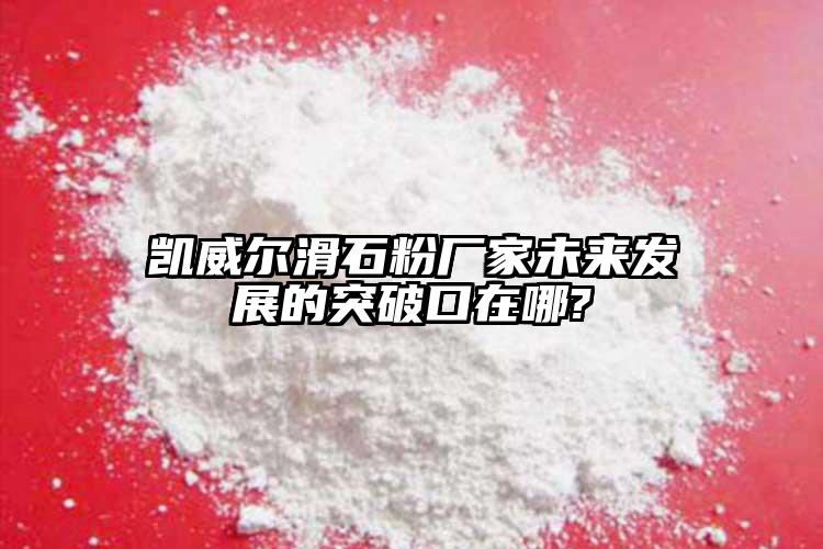 凱威爾滑石粉廠家未來(lái)發(fā)展的突破口在哪?